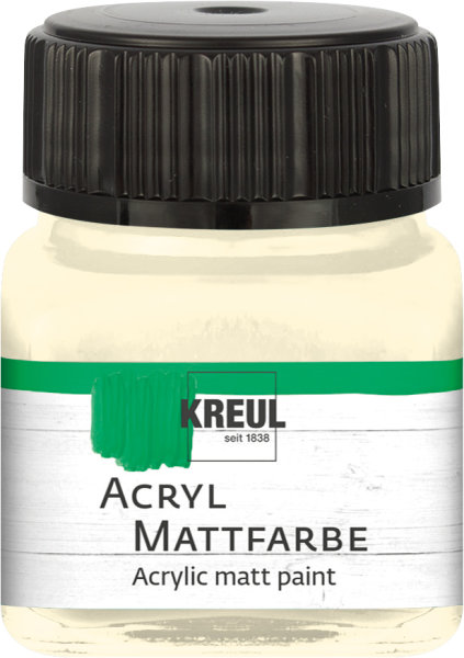 KREUL akrylová matná farba - slonovinová - 20 ml