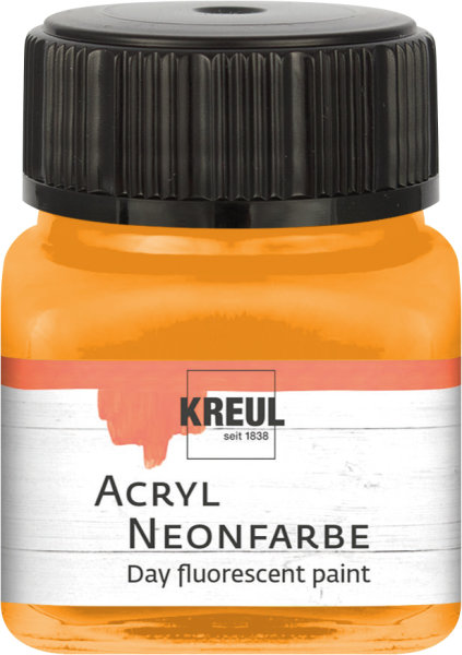 KREUL Acryl Neonfarbe Neonorange 20 ml