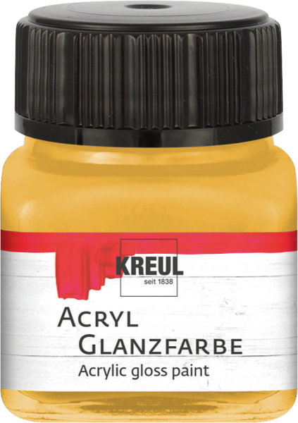 KREUL akrylová lesklá farba - zlatá - 20 ml