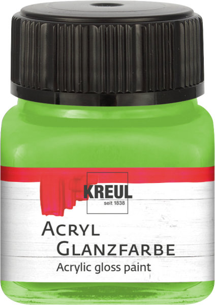 KREUL akrylová lesklá farba - lipovozelená - 20 ml