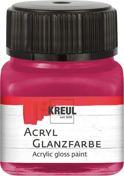 KREUL akrylová lesklá farba - bordová - 20 ml