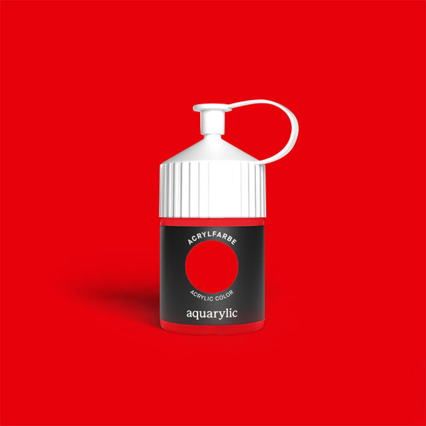 aquarylic Acrylfarbe 120 ml Signalrot – Künstlerqualität