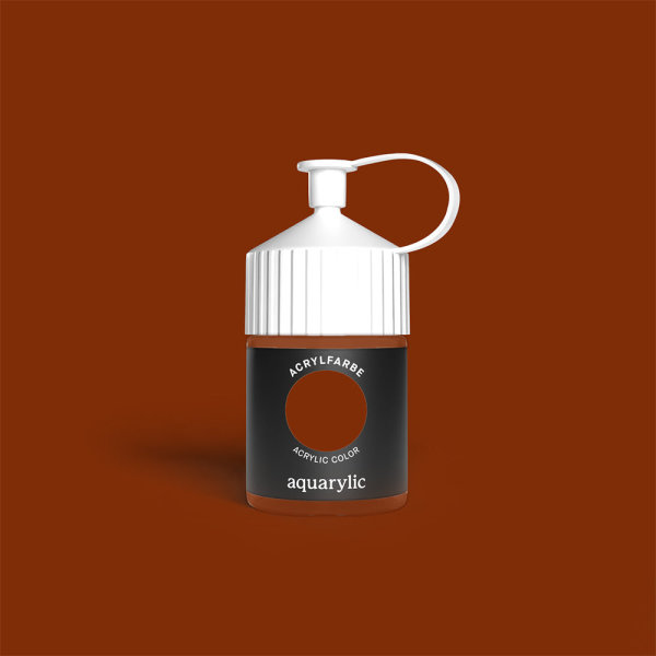 aquarylic Acrylfarbe 120ml Eisenoxid gebrannt – Künstlerqualität