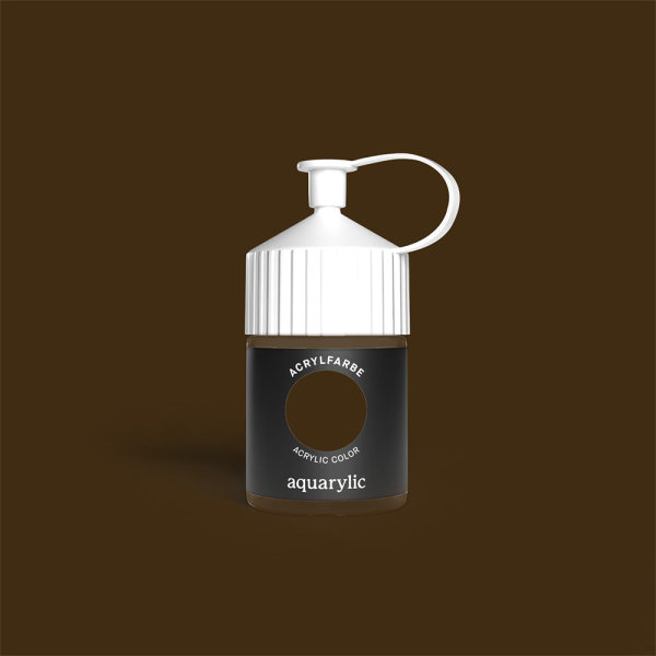 aquarylic Acrylfarbe 120 ml Schokobraun – Künstlerqualität