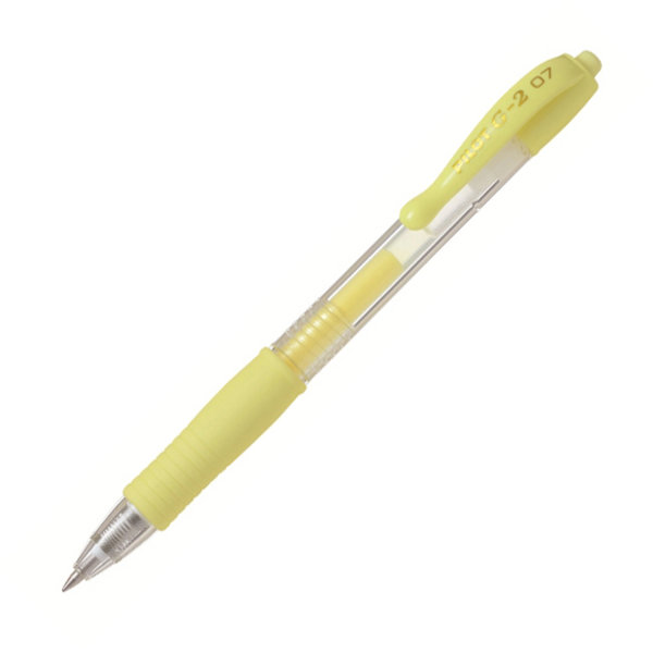 PILOT Gelschreiber G2 07 Pastell, pastellgelb