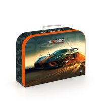 oxybag Detský lamino kufrík - 34 cm - speedcar