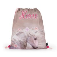 oxybag Schultaschenset PREMIUM LIGHT Horse Flowers 3-teilig