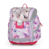 oxybag Schultaschenset PREMIUM LIGHT Horse Flowers 3-teilig