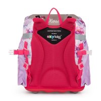 oxybag Schultaschenset PREMIUM LIGHT Horse Flowers 3-teilig