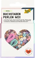 folia Buchstaben-Perlen Mix "PASTELL"