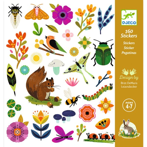 DJECO Sticker Garten