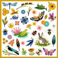 DJECO Sticker Garten