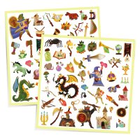 DJECO Sticker Fantastisches Mittelalter