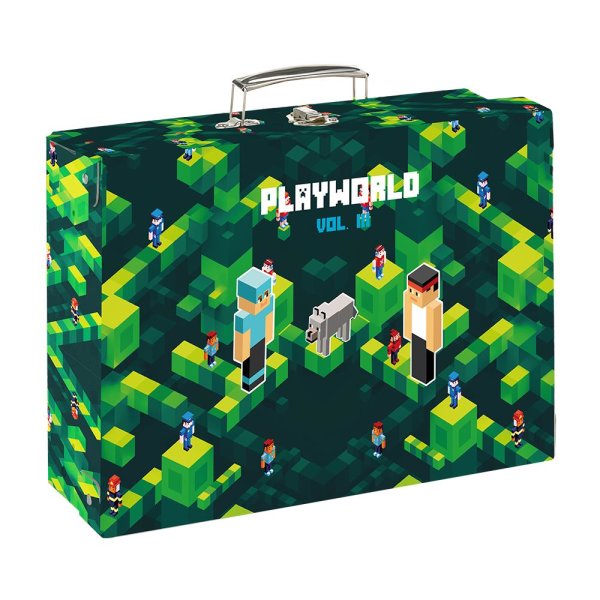 oxybag detský lamino kufrík A4 Playworld