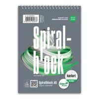 URSUS style Spiralblock A6 40 Blatt kariert