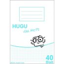 HUGU Schulheft A5 karriert 5mm 40 Blatt