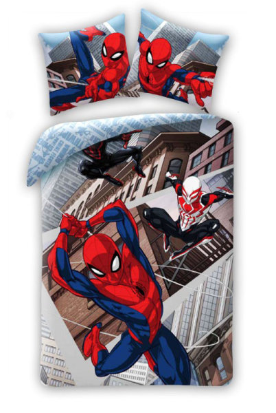 Spiderman Triplet Bettwäsche 140x200 cm, 70x90 cm