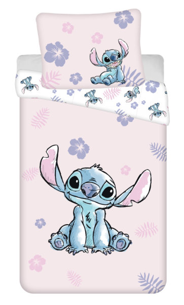 Bettwäsche Disney Lilo and Stitch Pink 140x200 cm, 70x90 cm