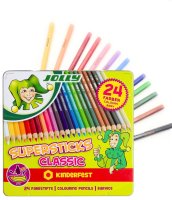 JOLLY Buntstifte Supersticks Classic 24er Set mit Name