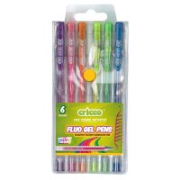 CRICCO Gelschreiber 6er Etui Neon