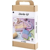 creativ company Starter Kreativ Set Häkeln, Taschen