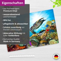 CYD Schreibtischunterlage premium Vinyl 60 x 40 cm Unterwasserwelt