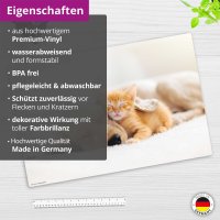 CYD Schreibtischunterlage premium Vinyl 60 x 40 cm Katze und Hund