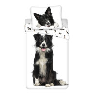 Bettwäsche Hund Border Collie 140×200 cm,...