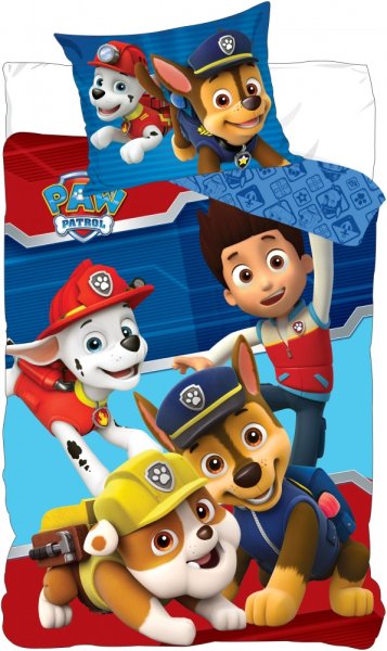 Posteľná bielizeň - 140 x 200 cm / 70 x 90 cm - bavlna - Paw Patrol