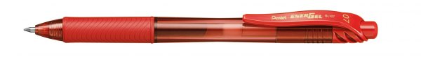 Pentel Liquid Gel-Tintenroller EnerGel-X BL107, rot - Schnelltrocknender Gelschreiber