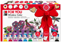 Marabu Window Color fun & fancy 10er-Set „For You“ 10 × 80 ml