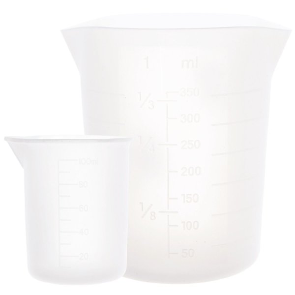 RICO Design Messbecher-Set aus Silikon 100 ml & 350 ml