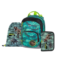 oxybag Schulrucksackset 3-teilig OXY GO Dino Roar!