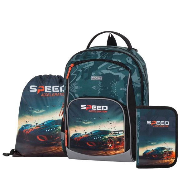 oxybag školský ruksakový set 3-dielny OXY GO Speed