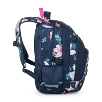 oxybag školský/voľnočasový ruksak OXY SCOOLER Flowers dark