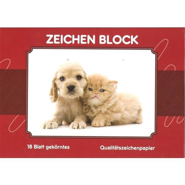 ÖKO-PLUS Zeichenblock A4 18 Blatt 100gr gekörnt