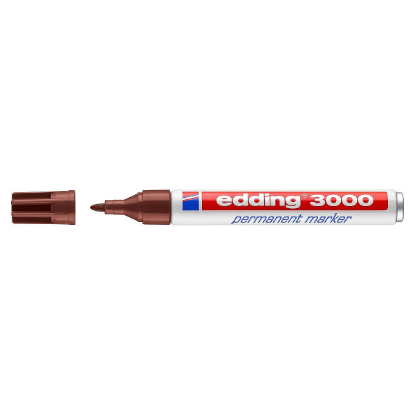 edding 3000 Permanentmarker braun