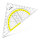 ARISTO Flex Geometrie Dreieck 16 cm, biegsam, transparent (AR23011)