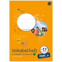 URSUS [OE] Vokabelheft OE17 A4 20 Blatt 9mm liniert mit 1 Mittelstrich