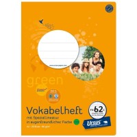 URSUS [OE] Vokabelheft OE62c A4 20 Blatt 9mm liniert mit 5er Methode