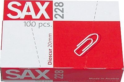 SAX Büroklammern 228 20mm 100 Stk.